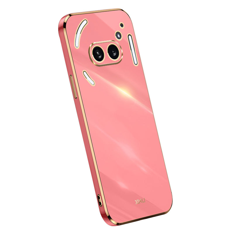 XINLI For Nothing Phone (2a) TPU Case Electroplating Edge Protective Phone Cover XINLI For Nothing Phone (2a) TPU Case Electroplating Edge Protective Phone Cover
